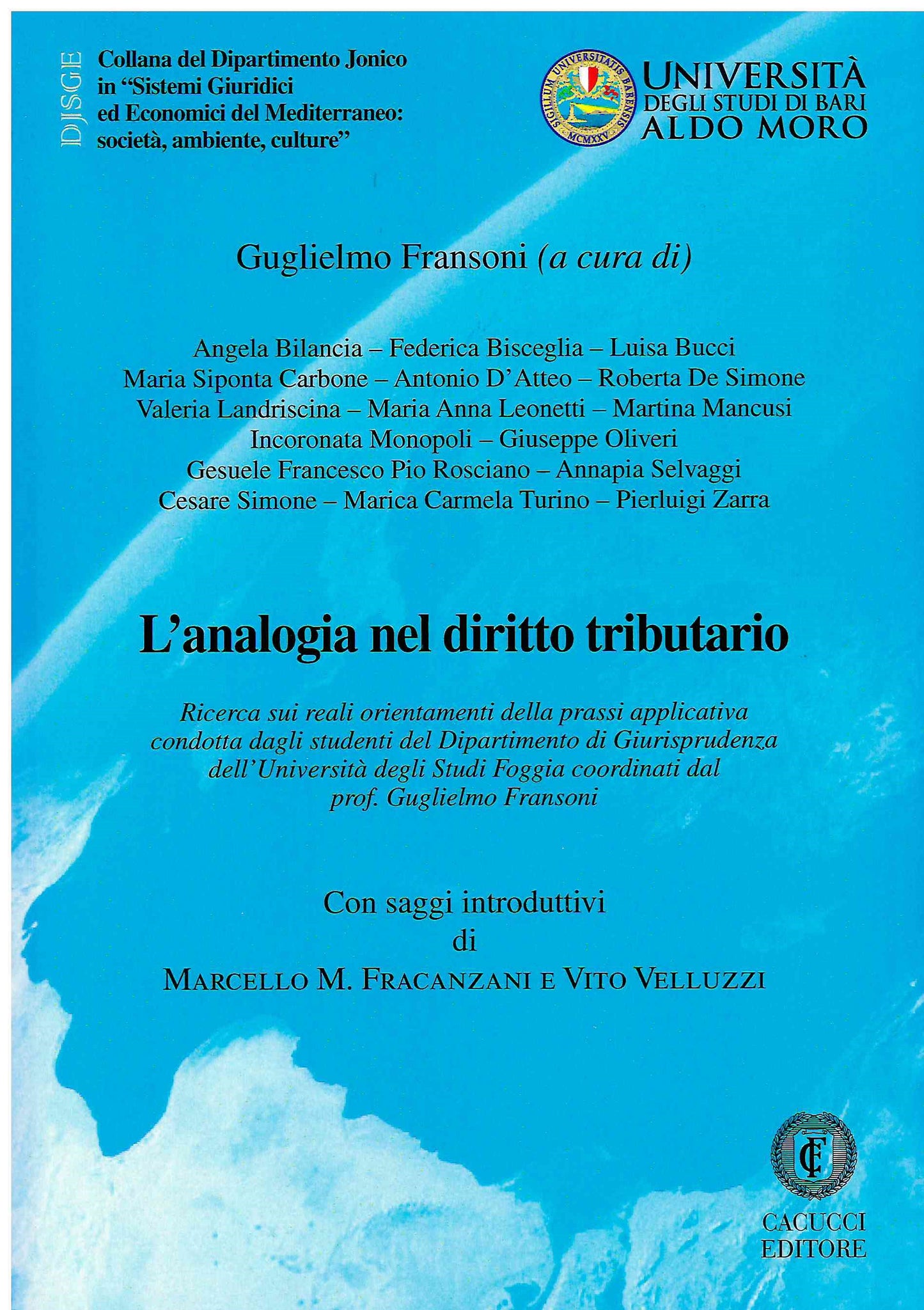 Analogia nel diritto tributario - Fransoni