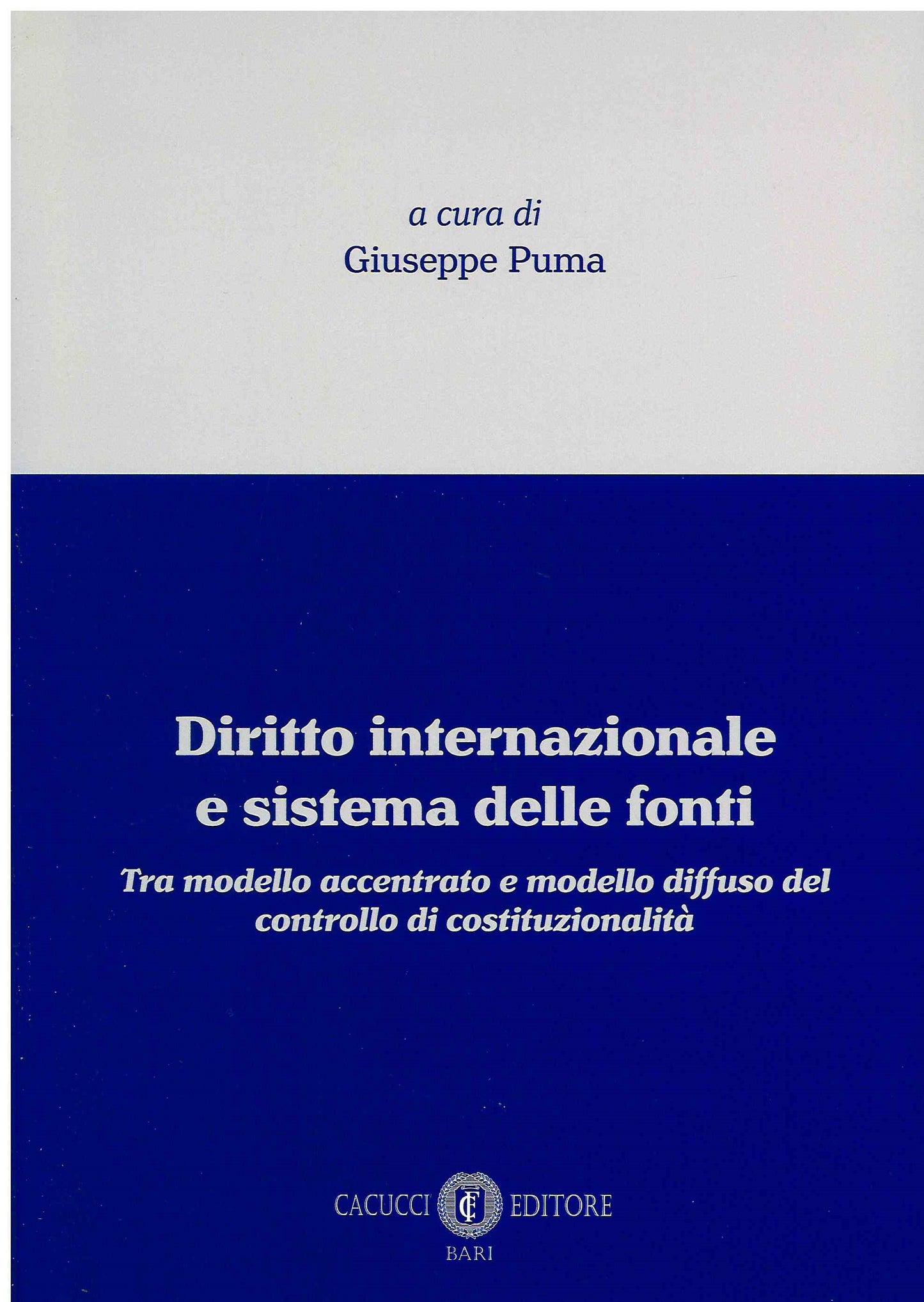 Diritto internazionale sistema fonti - Puma