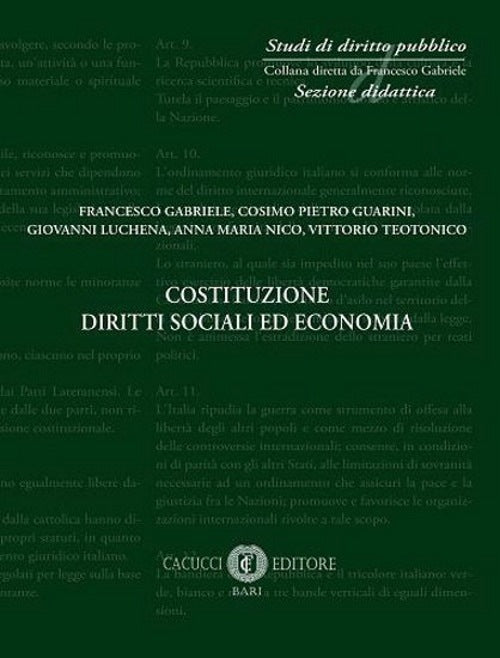 Costituzione diritti sociali ed economia - Gabriele