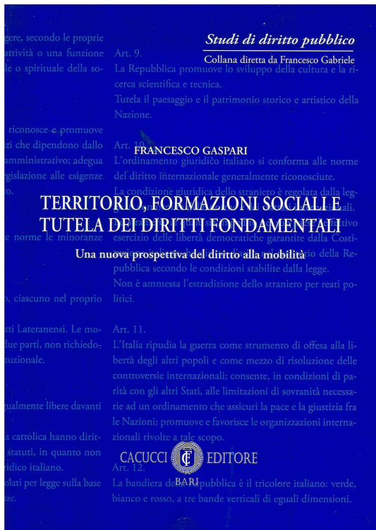 Territorio formazioni sociali tutela dir - Gaspari