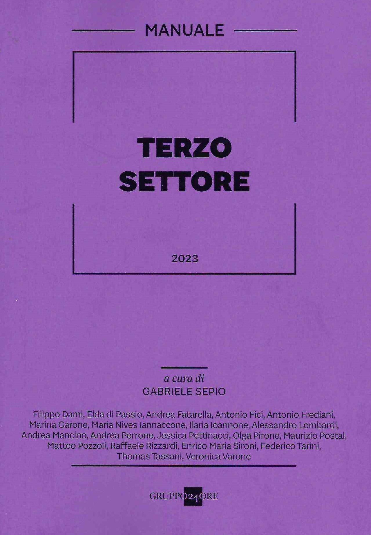 Manuale terzo settore 2023 - Sepio