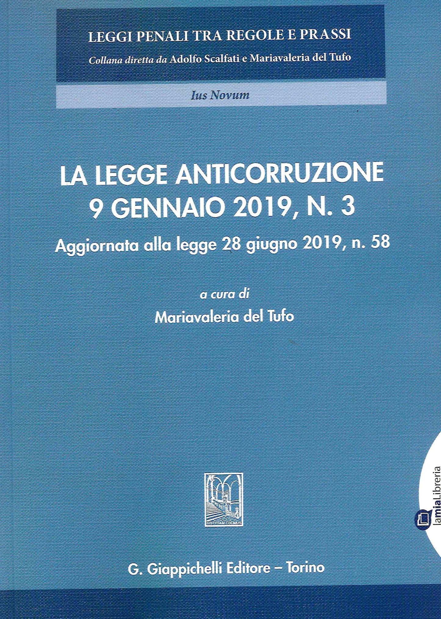 Legge anticorruzione 9-01-2019 n.3 - Del tufo