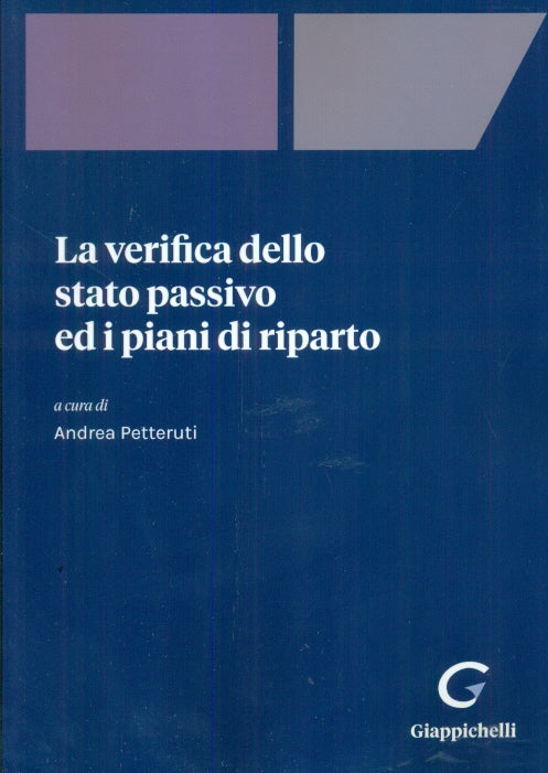 Verifica stato passivo e piano riparto - Petteruti
