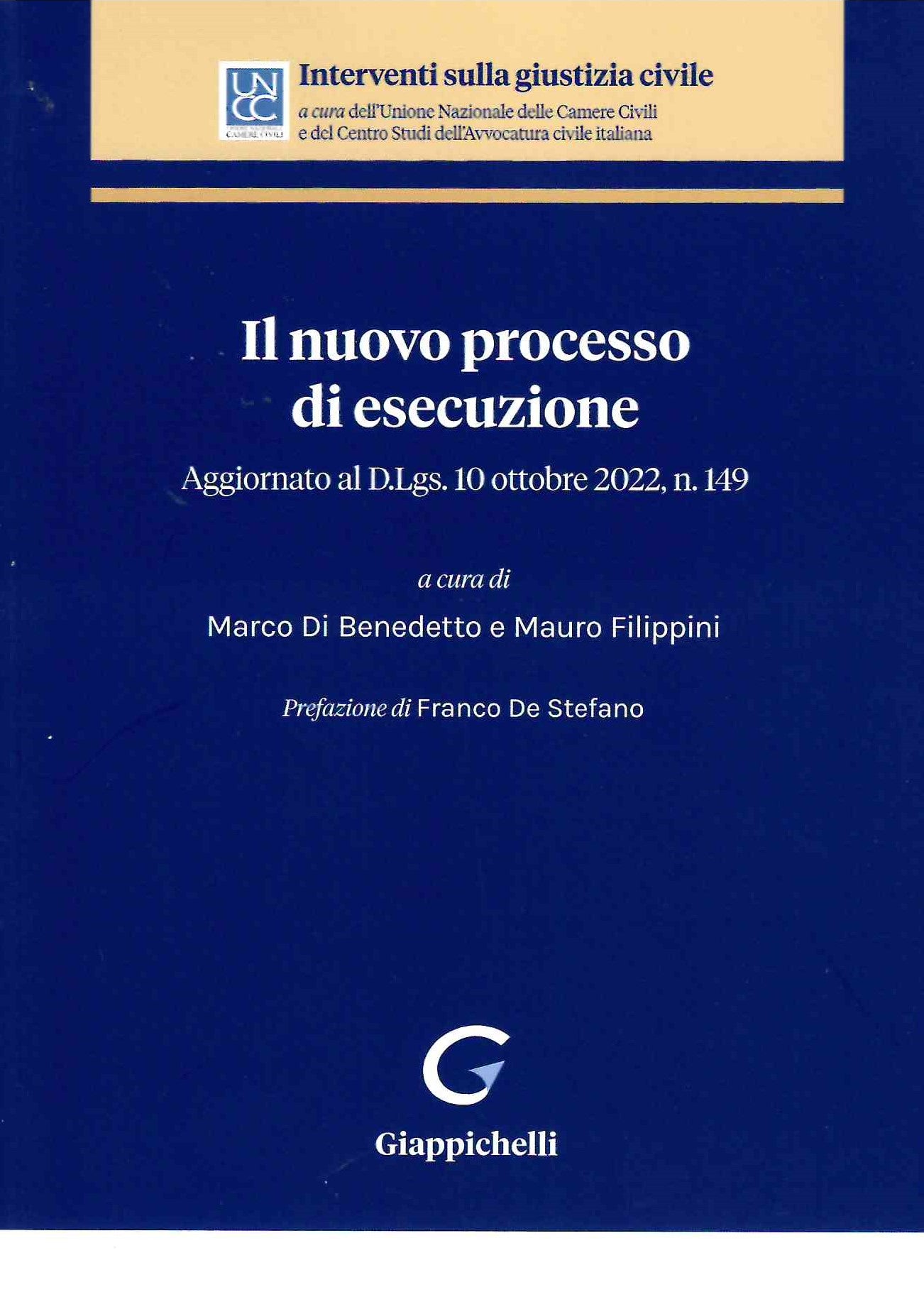 Nuovo processo di esecuzione - Di Benedetto