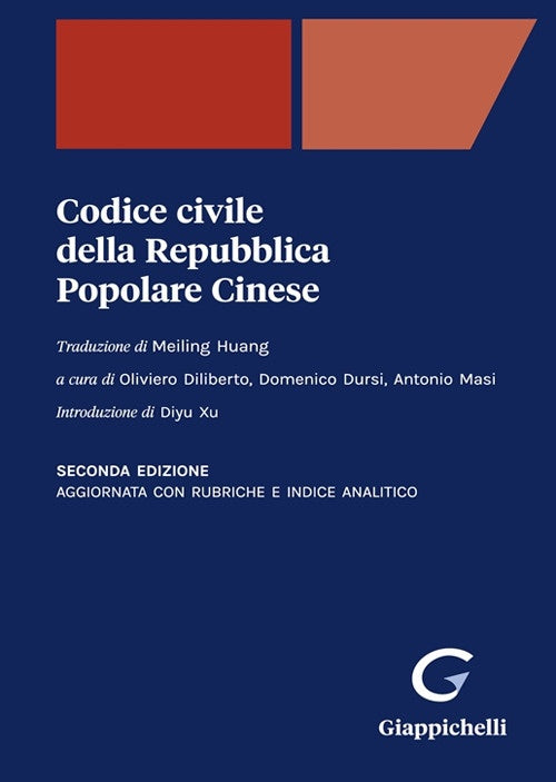Codice civile cinese 2ed. - Diliberto