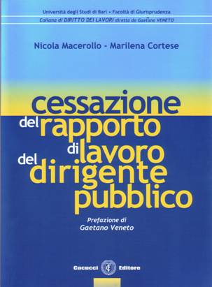 Cessazione rapporto lavoro dir.pubblico - Macerollo