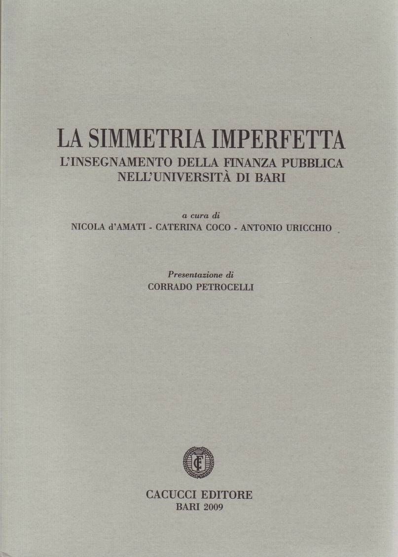 Simmetria inperfetta - D'Amati