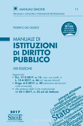 Manuale di Istituzioni di Diritto Pubbli - Federico del Giudice