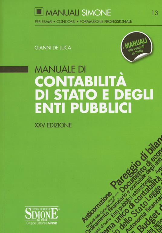 Manuale di Contabilit? di Stato e degli - Gianni de Luca