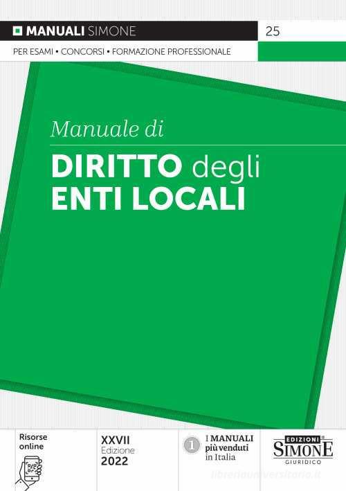 Manuale di Diritto degli Enti Locali - AAVV