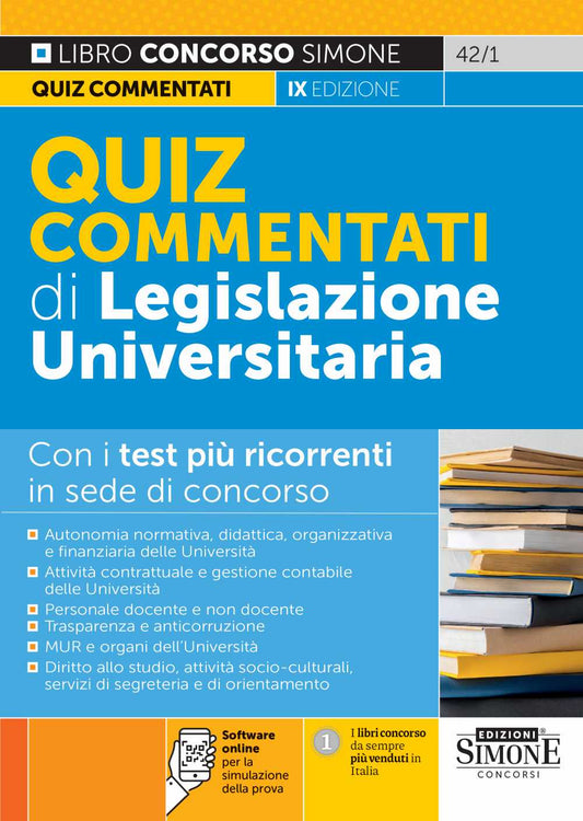 Quiz commentati legislazione universit. - 421