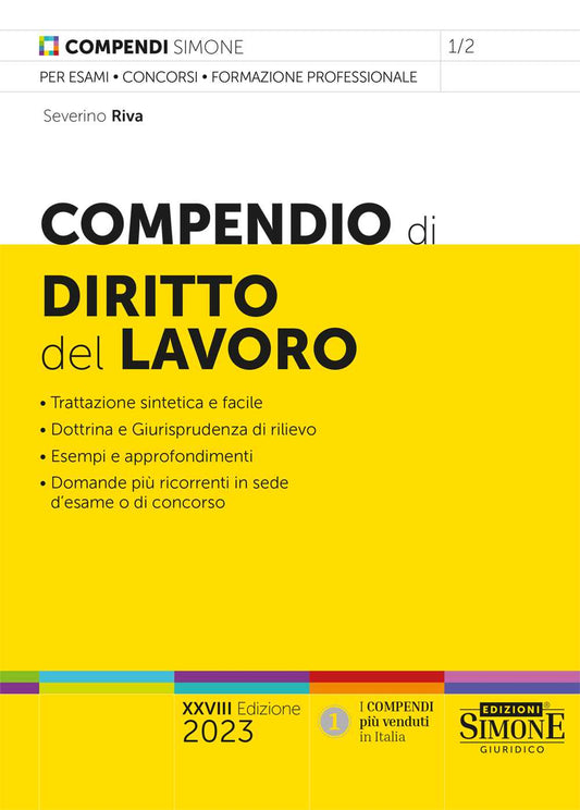 Compendio diritto del lavoro 2023 (27 ed.) - Riva