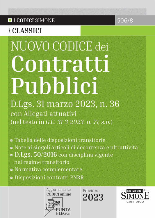 Nuovo codice contratti pubblici 2023 - 5068