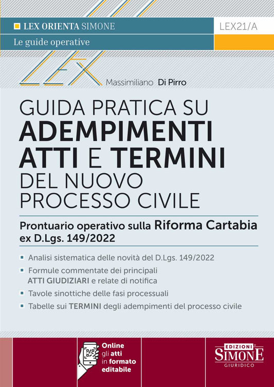 Guida pratica adempimenti atti proc.civ. - LEX21A Di Pirro