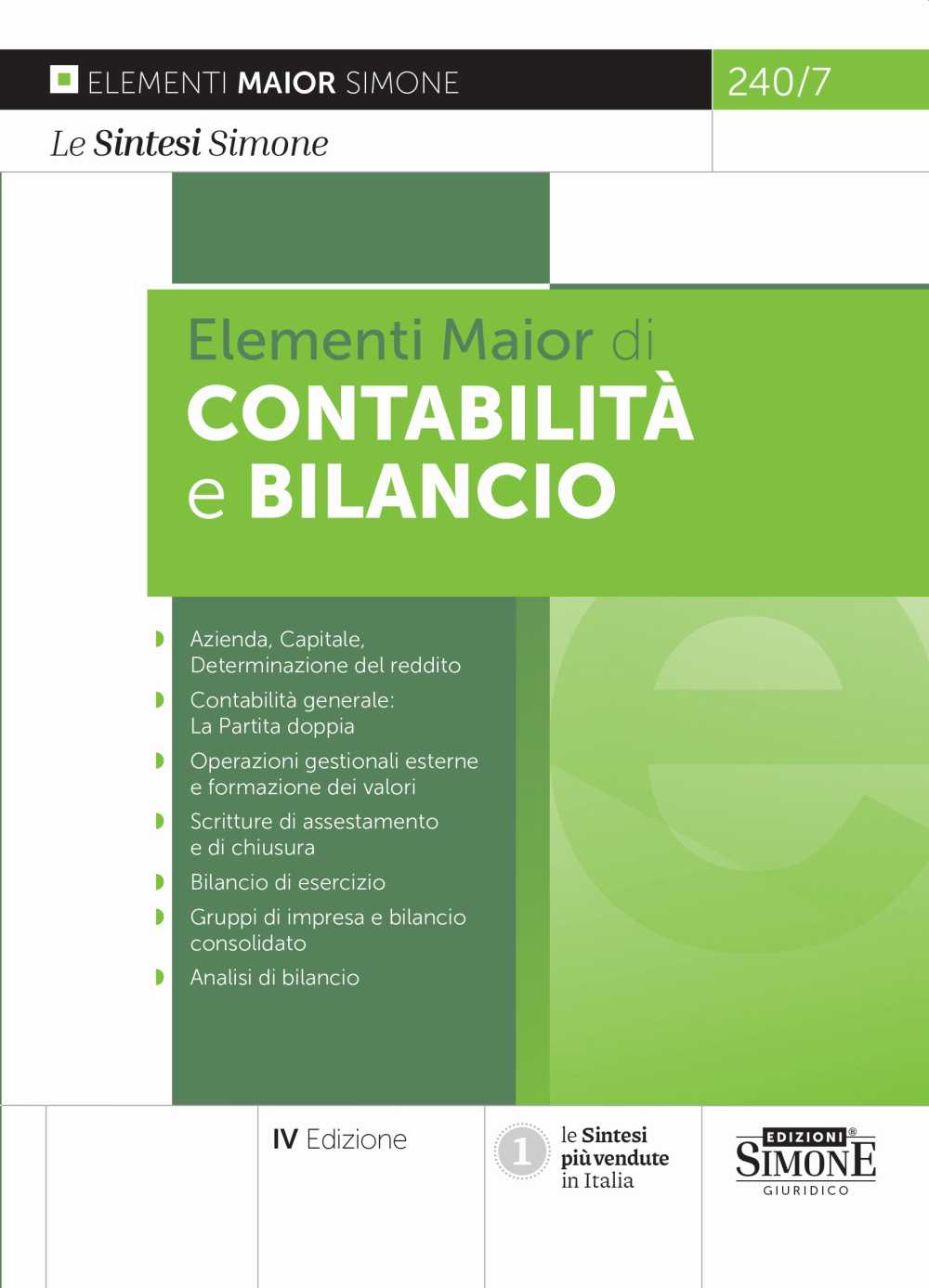 Elementi maior contabilita' bilancio 4e - 2407