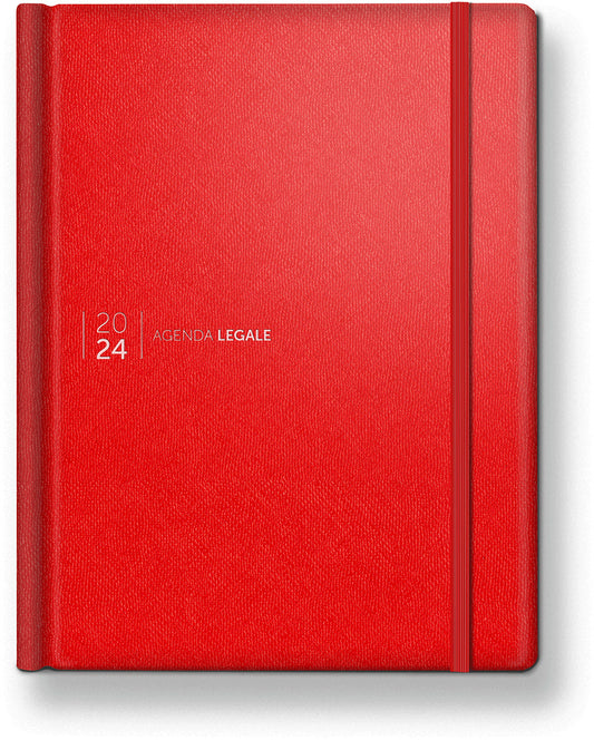 Agenda legale 2024 vivid red tradition -