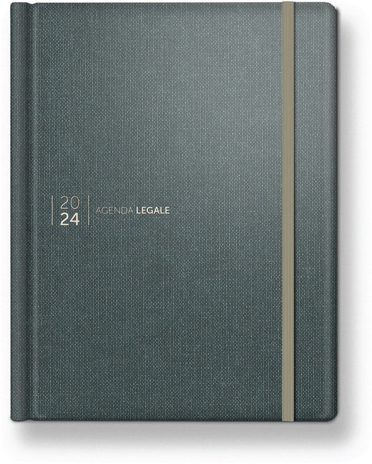 Agenda legale 2024 dark grey law & tech -