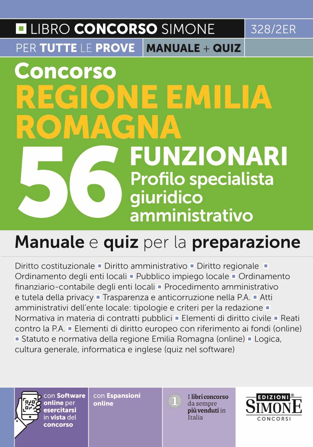 Concorso Emilia Romagna 56 Funzionari - 3282ER