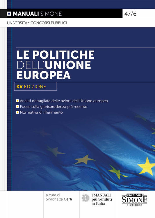 Politiche dell'unione europea 15ed. - 476 Martinelli