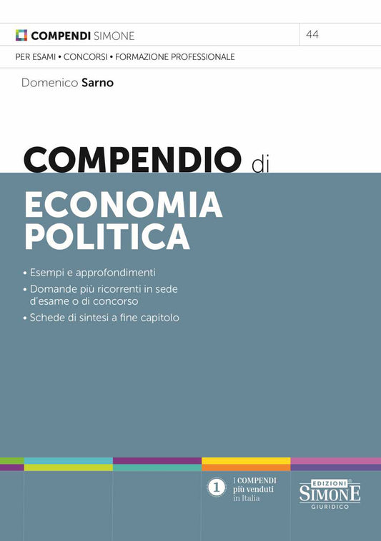 Compendio di economia politica 2023 - Sarno