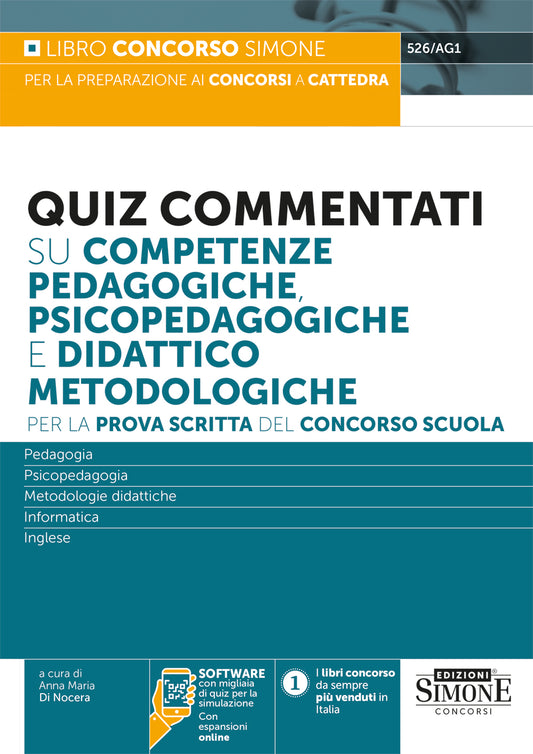 Quiz commentati competenze psicopedagoc. - 526AG1