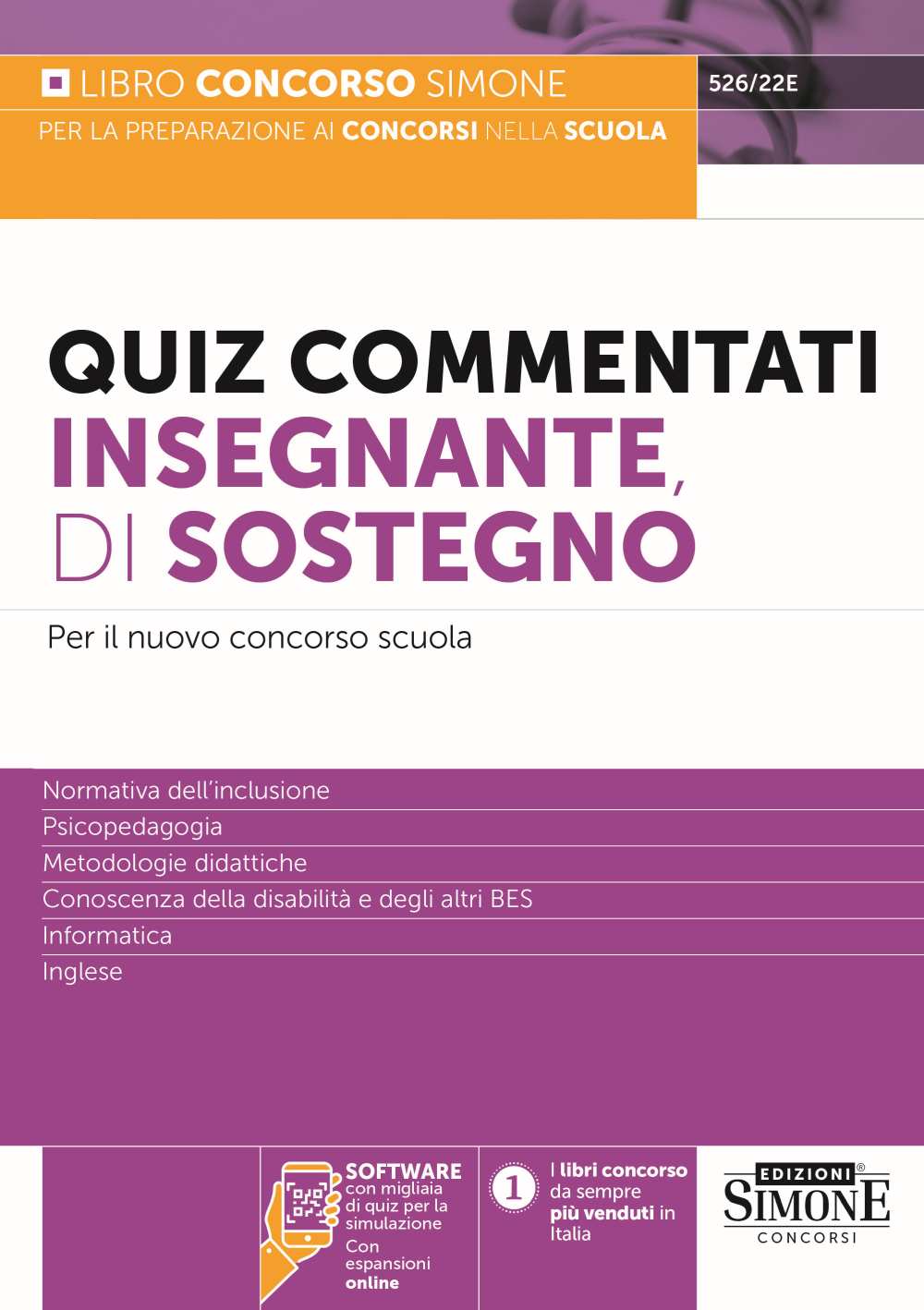 Quiz commentati insegnante sostegno 2023 - 52622E