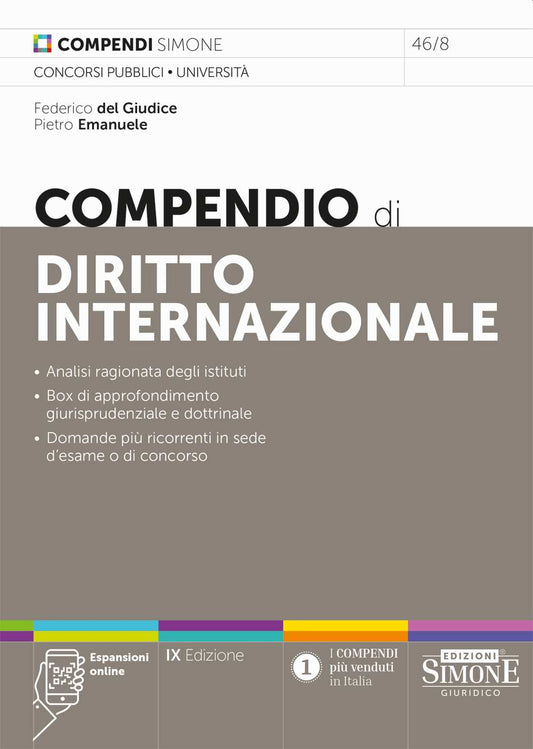 Compendio diritto internazionale (9 ed.) - Del Giudice