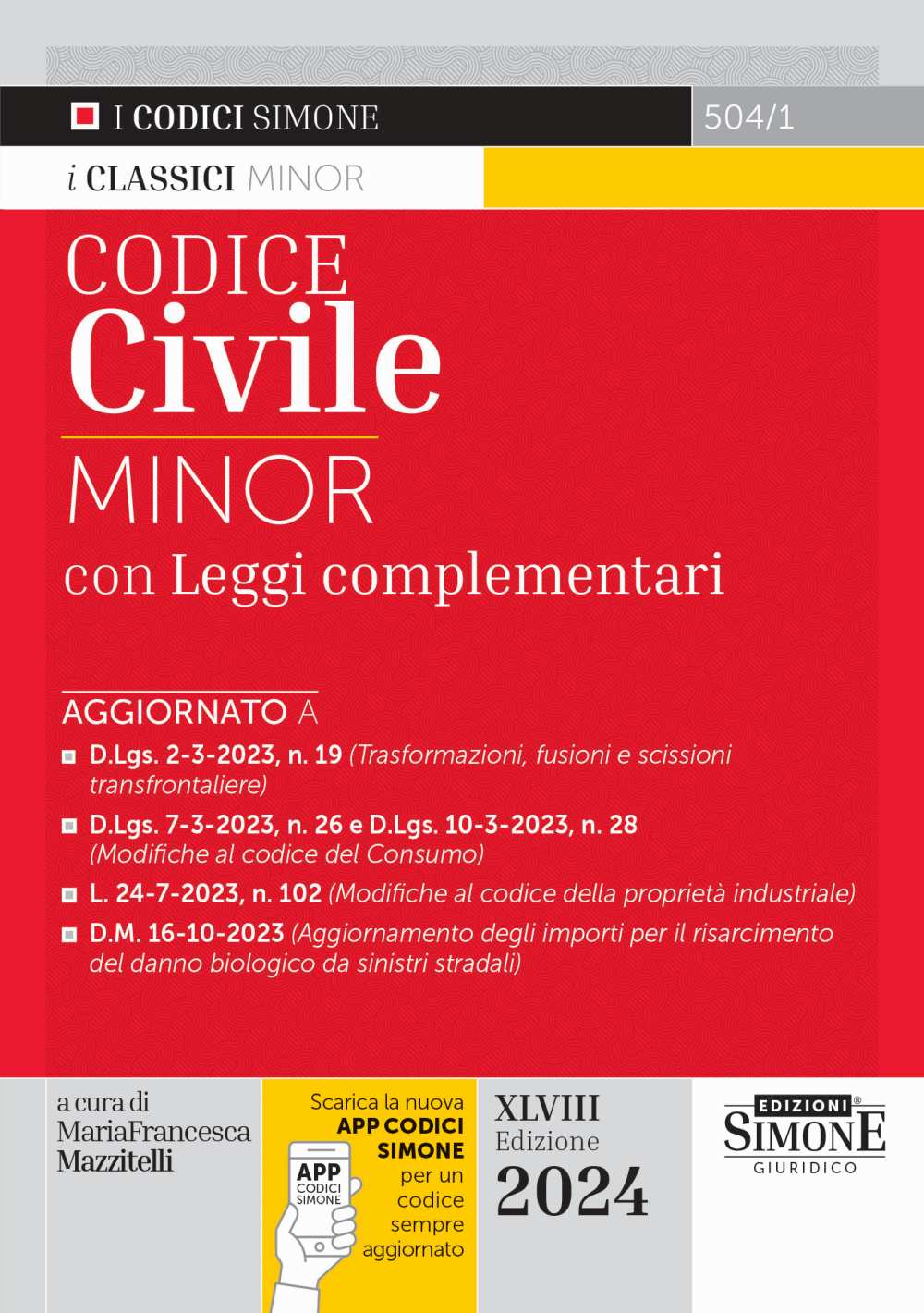 Codice civile minor 2024 (48 ed.) - Mazzitelli