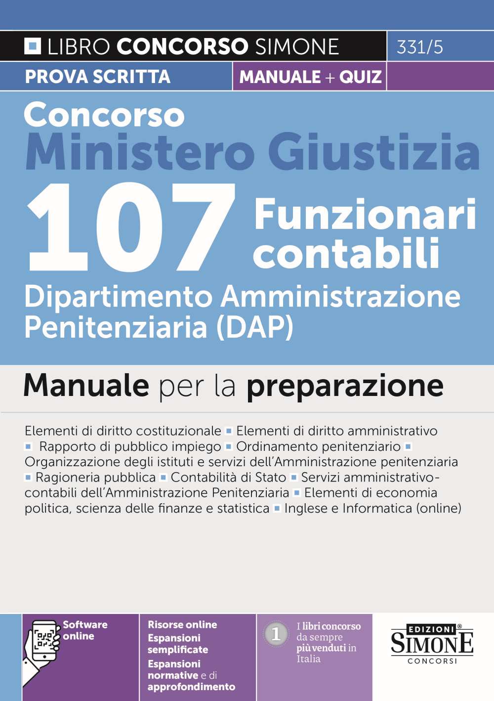 107 funzionari contabili min.giustizia - 3315