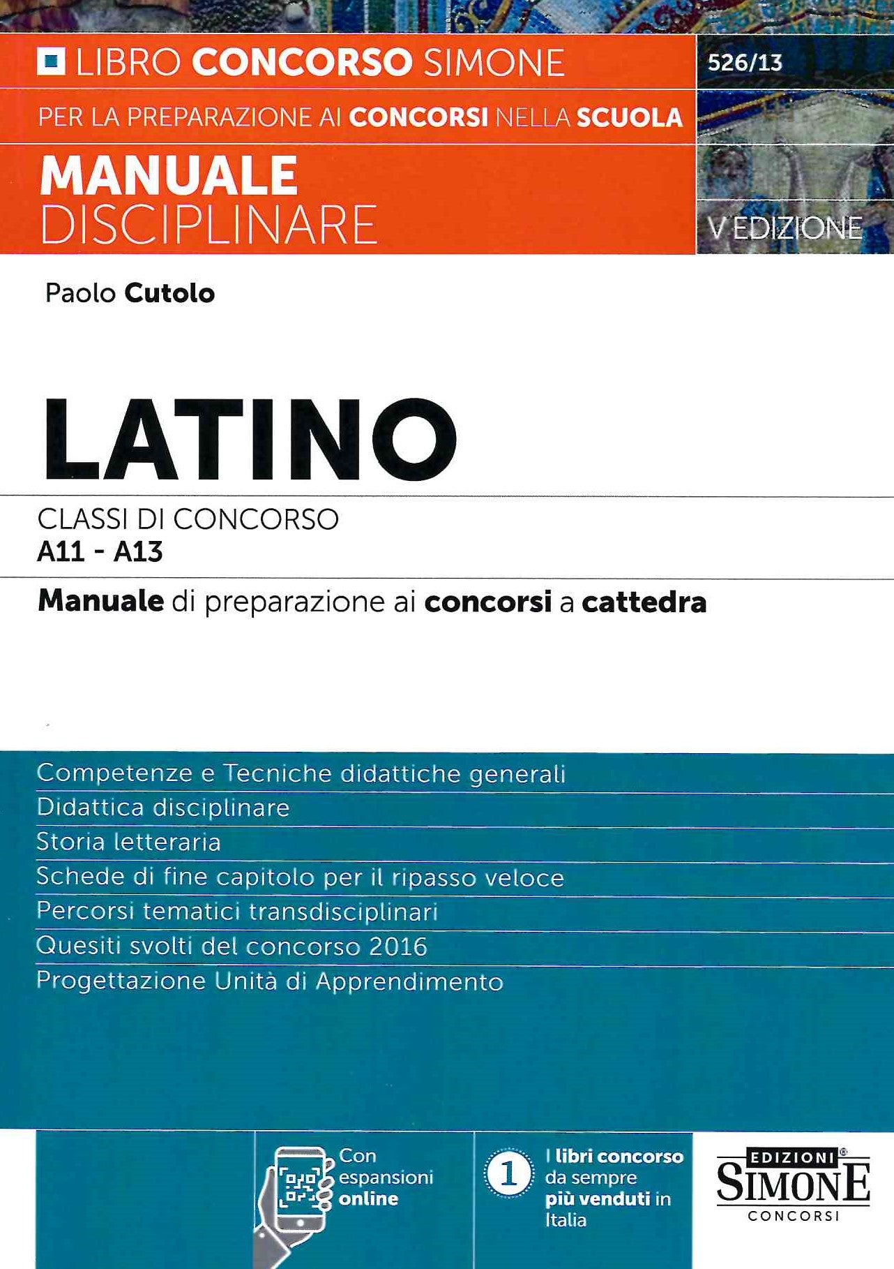 Latino classi concorso A11-A13 2024 - 52613 Cutolo