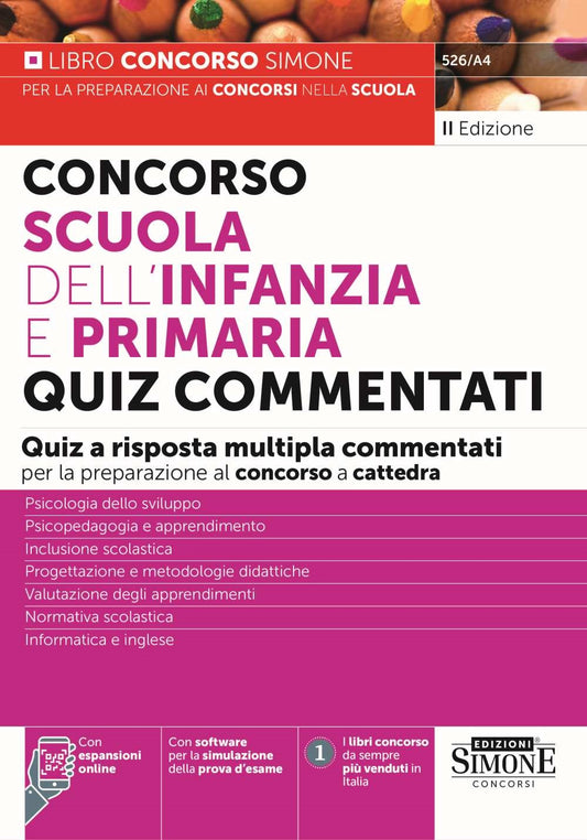 Quiz commentati infanzia e primaria 2ed. - 526A4