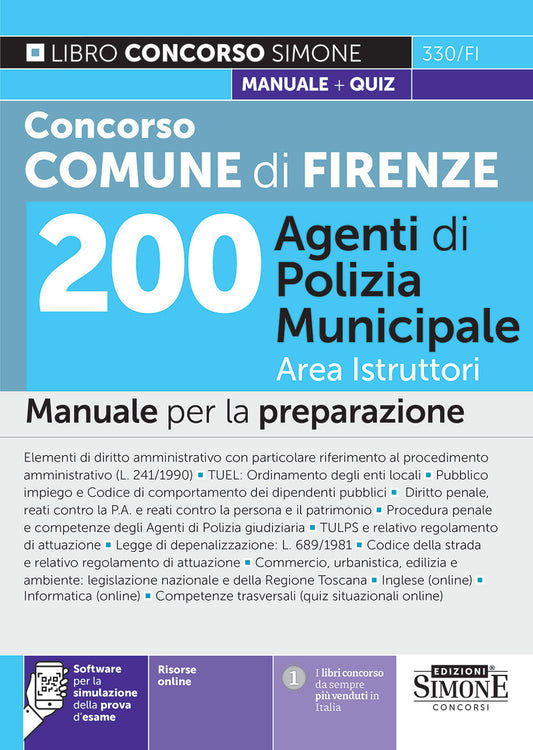 200 agenti pol.municipale firenze - 330FI