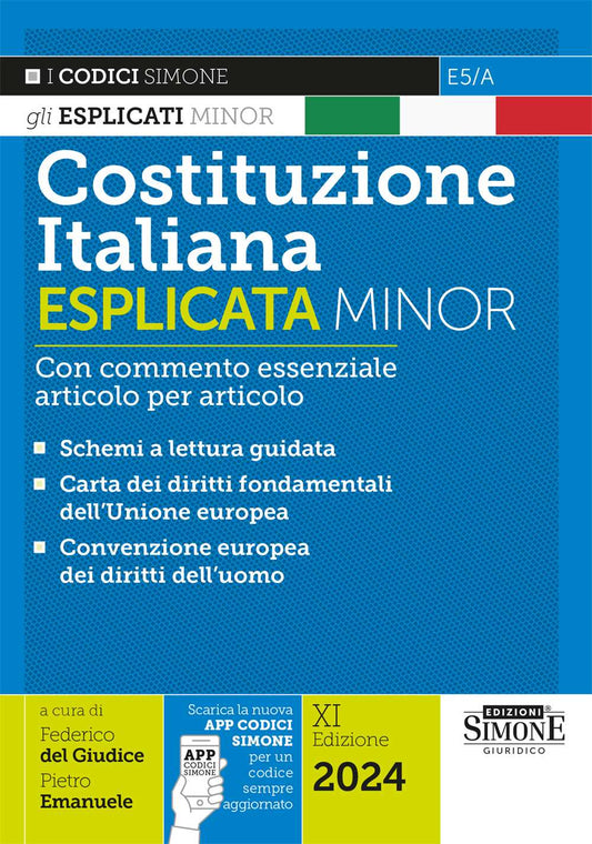 Costituzione italiana esplicata minor 2024 - Del Giudice