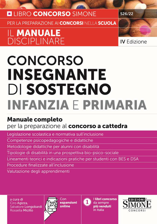 Manuale discipl.insegnante sost.infanzia - 52622 Agizza