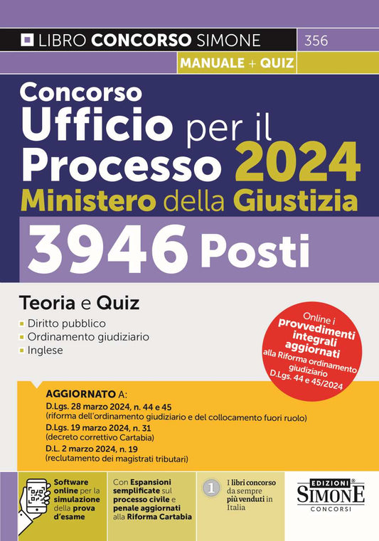 Ufficio per il Processo 2024 min.giust. - 356