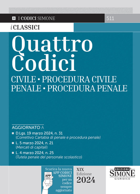 Quattro codici 2024 (22 ed.)