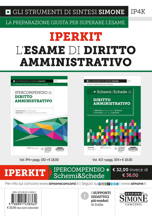 Iperkit esame dir.amministrativo 2vol. - IP4K