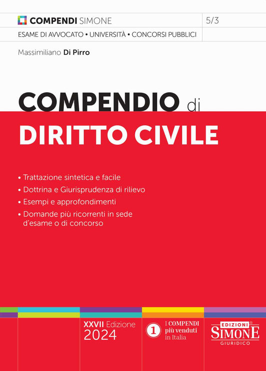 Compendio diritto civile 2024 (27 ed.) - Di Pirro