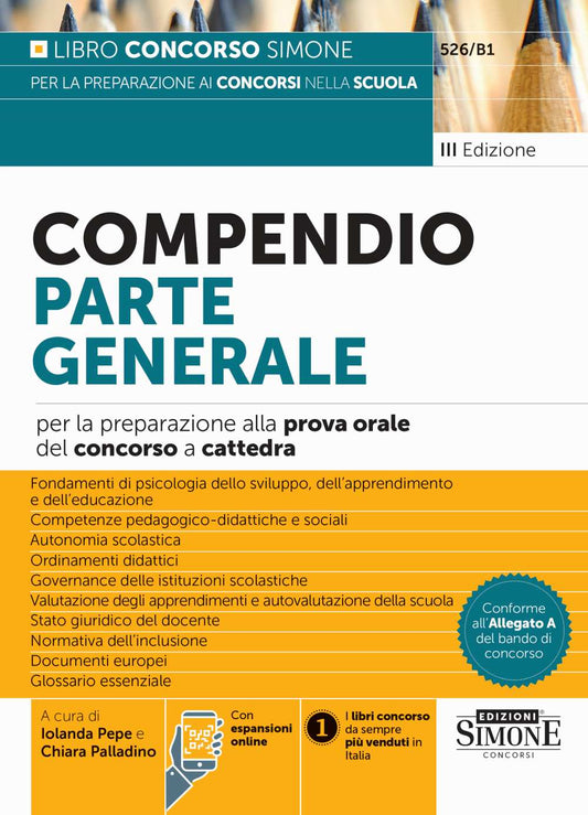 Compendio parte generale concorso a cattedra - Pepe