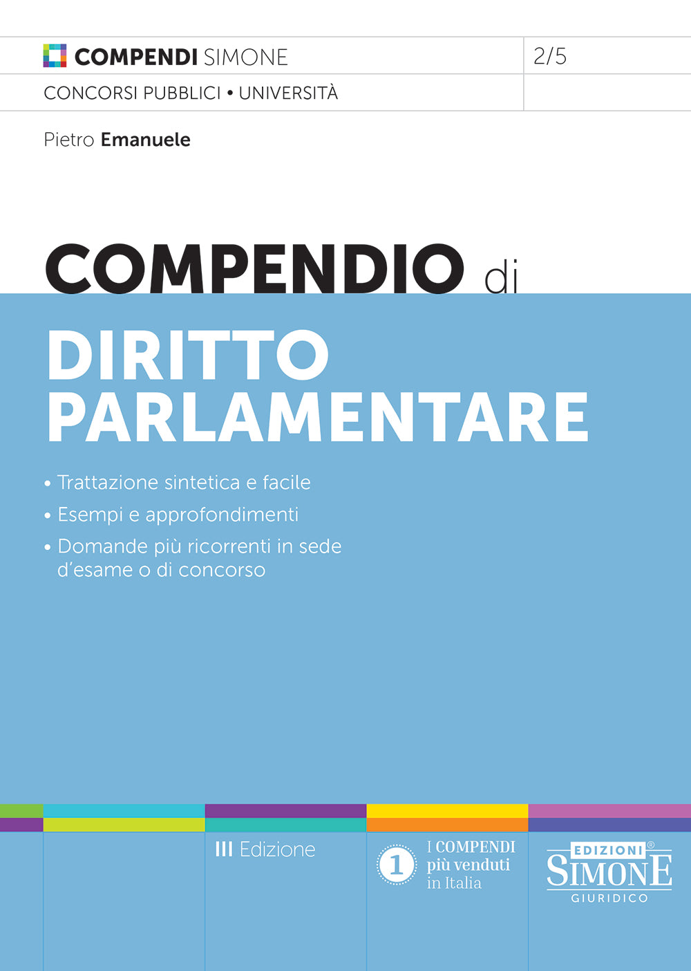 Compendio diritto parlamentare (3 ed.) - Emanuele