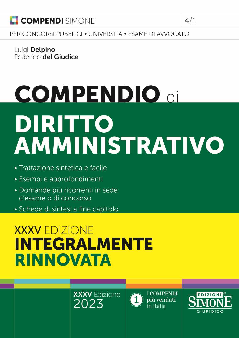 Compendio diritto amministrativo 2024 (36 ed.) - Delpino