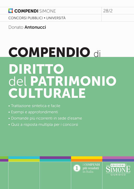 Compendio diritto del patrimonio culturale - Antonucci