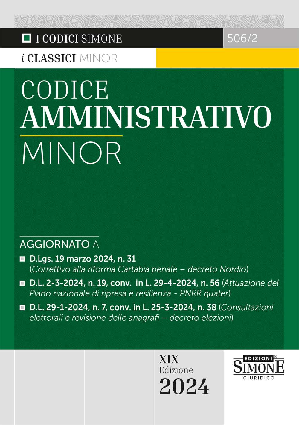 Codice Amministrativo Minor 2024 - Pagano