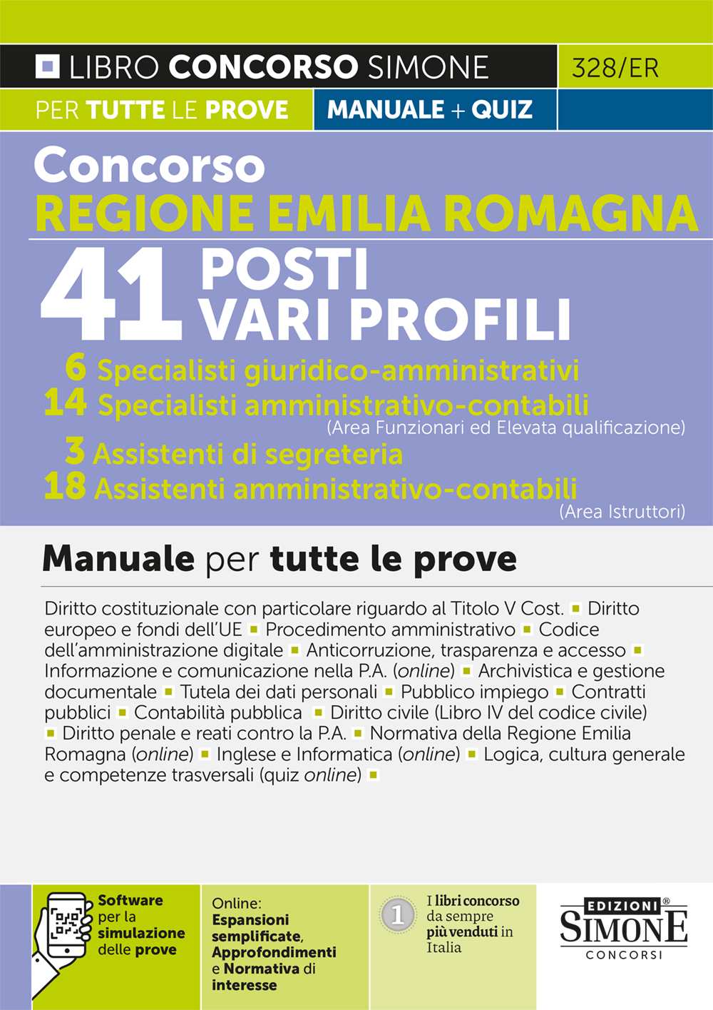 Concorso emilia romagna 41 posti vari - 328ER