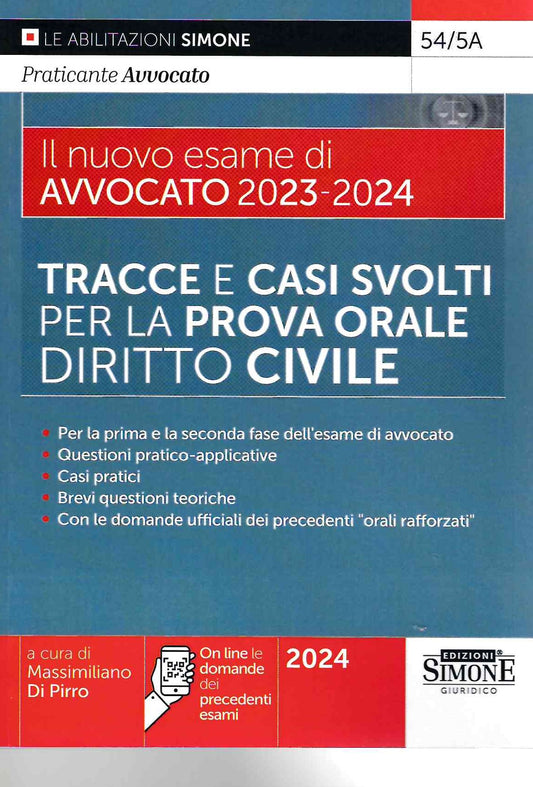 Il nuovo esame di avvocato 2Tracce e casi svolti per la prova orale diritto civile 2023/24 - Izzo