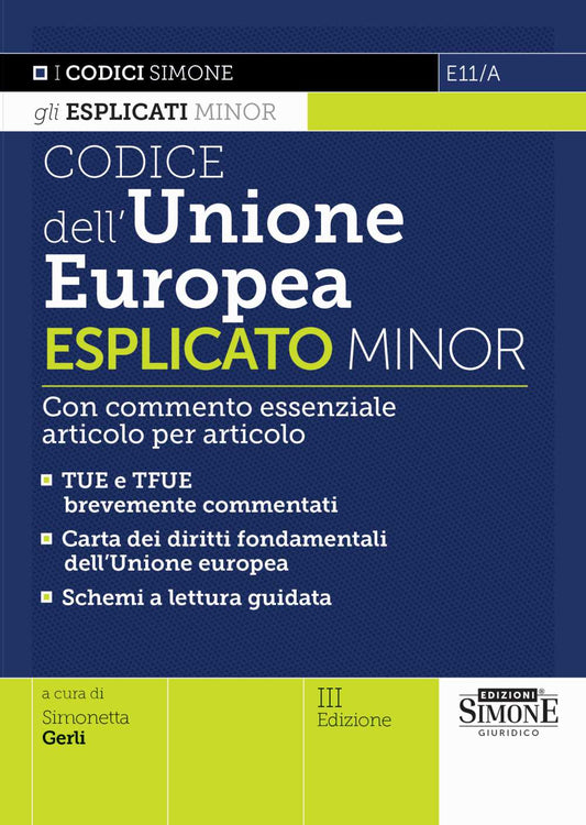 Codice dell'unione europea esplicato minor - Gerli