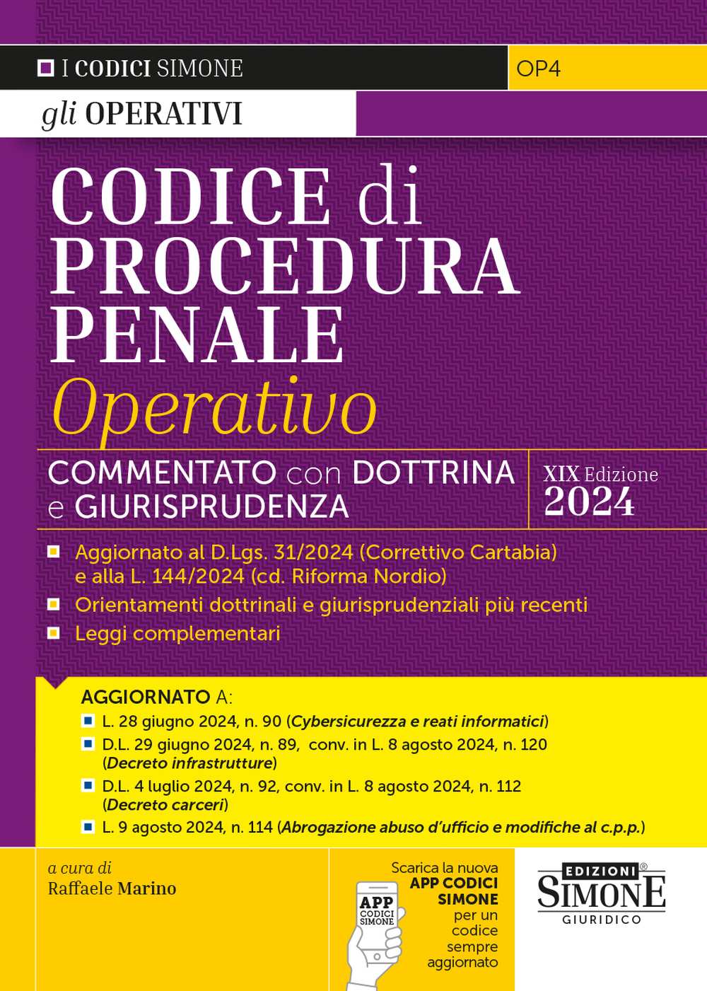 Codice di Procedura Penale Operativo 2024 - Marino