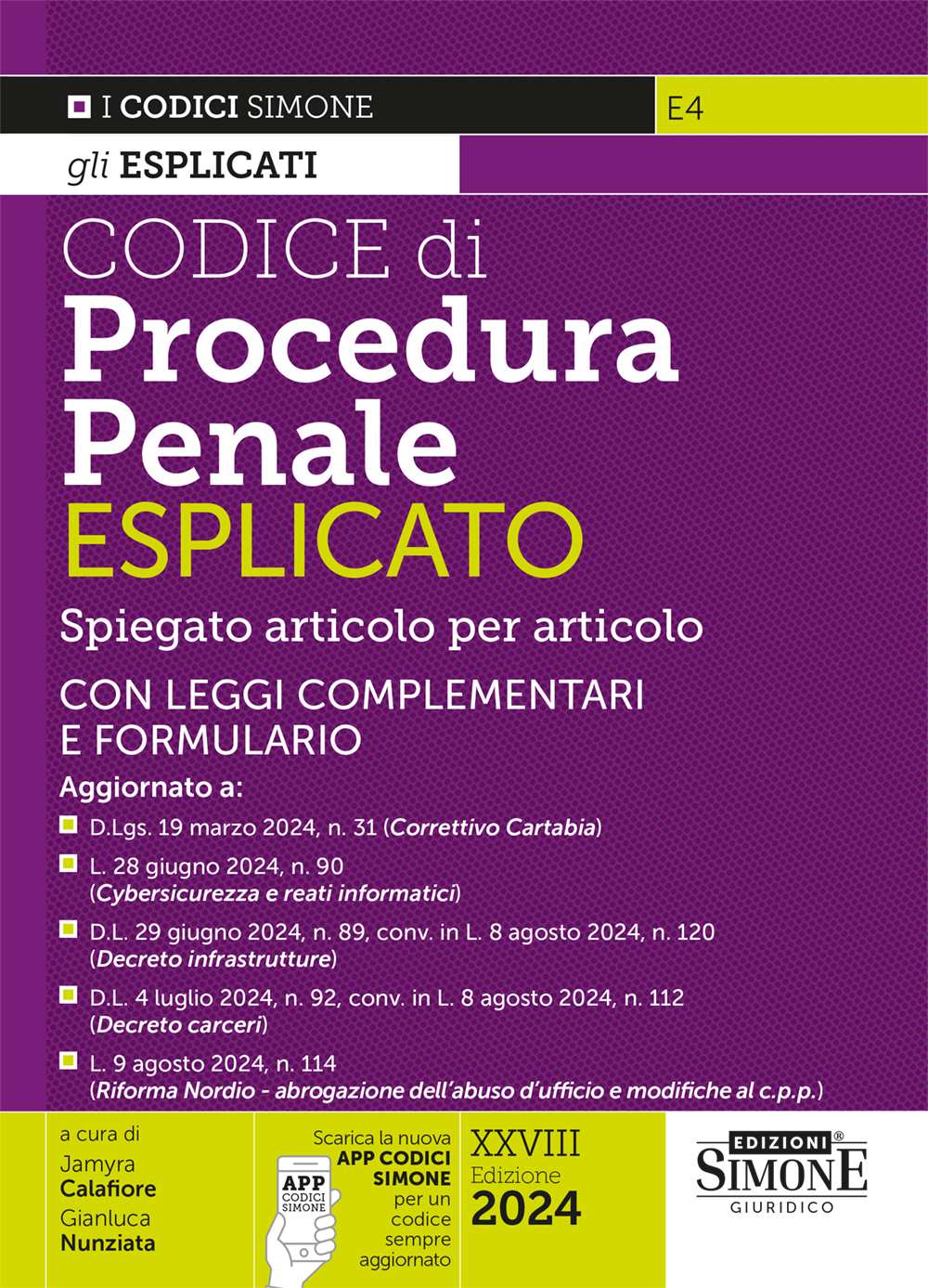 Codice di Procedura Penale Esplicato -  Calafiore, Nunziata