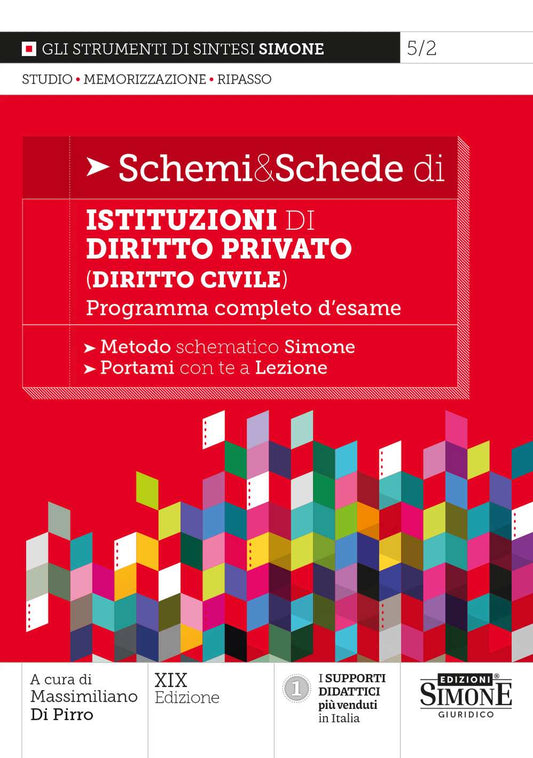 Schemi e schede di istituzioni di diritto privato (diritto civile) (19° ed.)