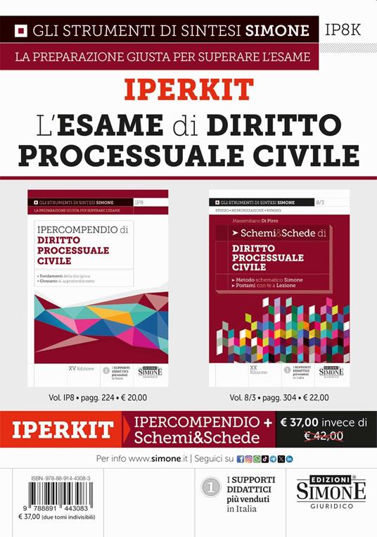Iperkit esame di diritto processuale civile 2025